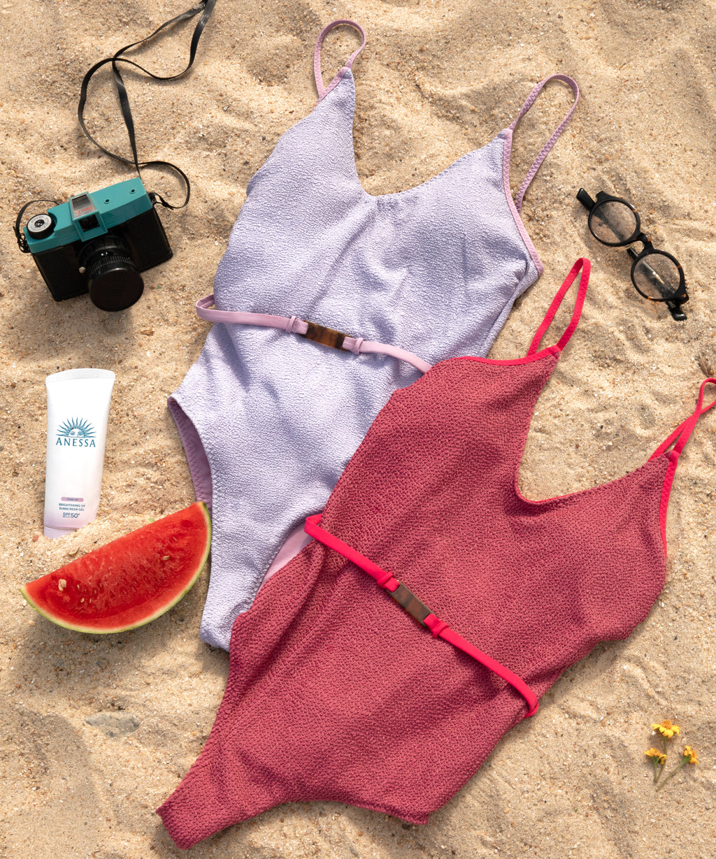 Lilian Belted Swimsuit