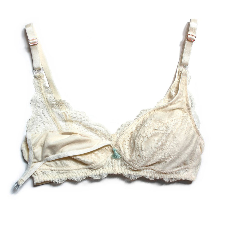 Crystal Maternity Bra (Ivory) | Silver Lining Lingerie