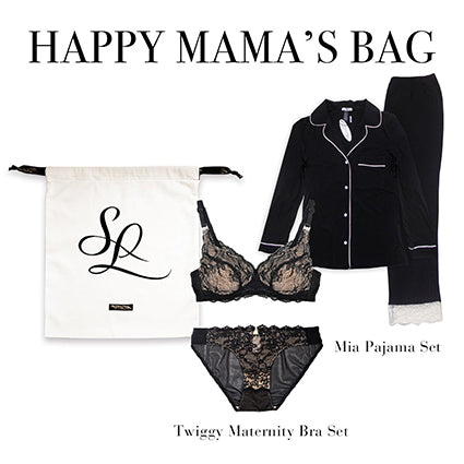 Happy Mama's Bag (Long Sleeve PJS) Silver Lining Lingerie Happy Mama's Bag (Long Sleeve PJS) Silver Lining Lingerie